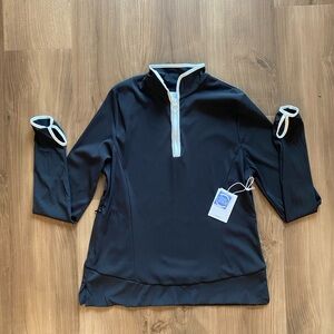 NWT Sun 50 Ribbed Rash Guard UPF 50+ Skin Cancer Foundation Recommended